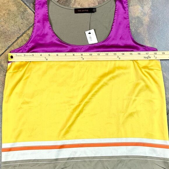 New! NWT The Limited Color Block Tank Top Large - Picture 3 of 8